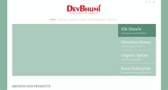 Desktop Screenshot of devbhumi.com